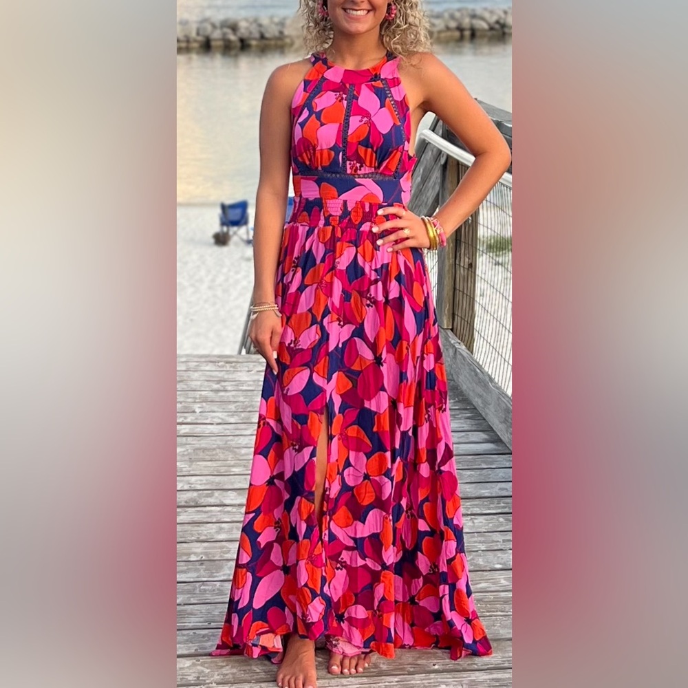Abel The Label Anthropologie Halter Maxi Dress. Perfect condition!!